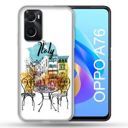 Coque Pour Oppo A76 Voyage Italie Vintage