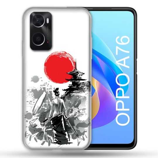 Coque Pour Oppo A76 Voyage Japon Femme