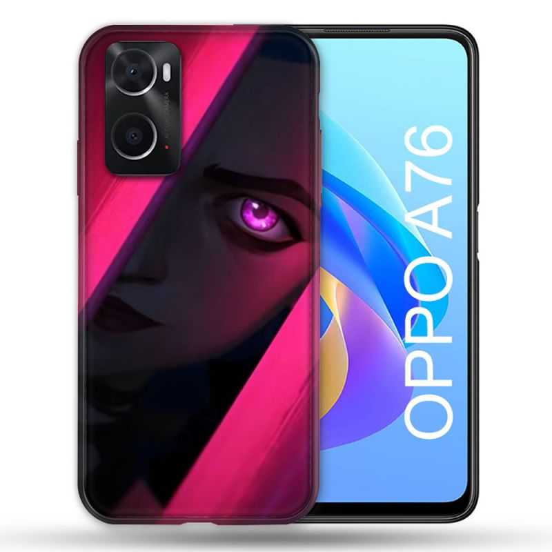 Coque Pour Oppo A76 Arcane Jynx Rose