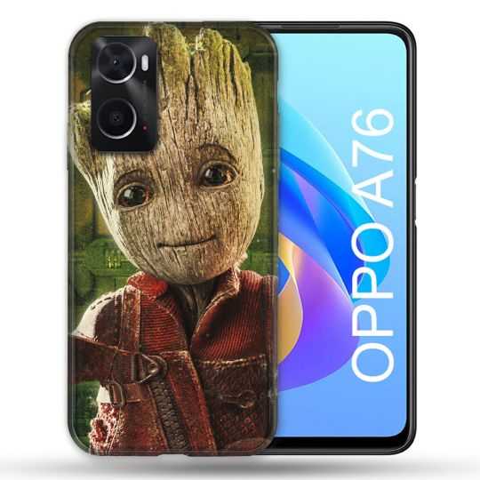 Coque Pour Oppo A76 Groot Vert