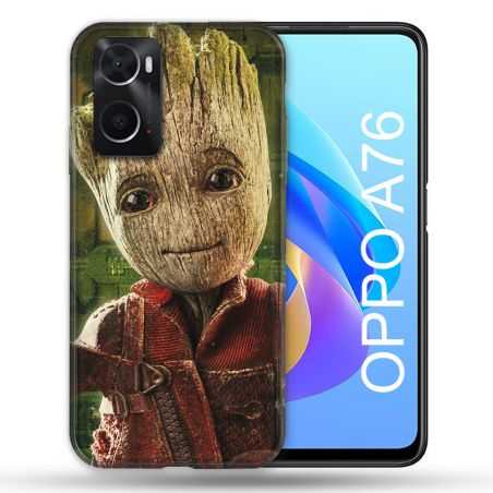 Coque Pour Oppo A76 Groot Vert