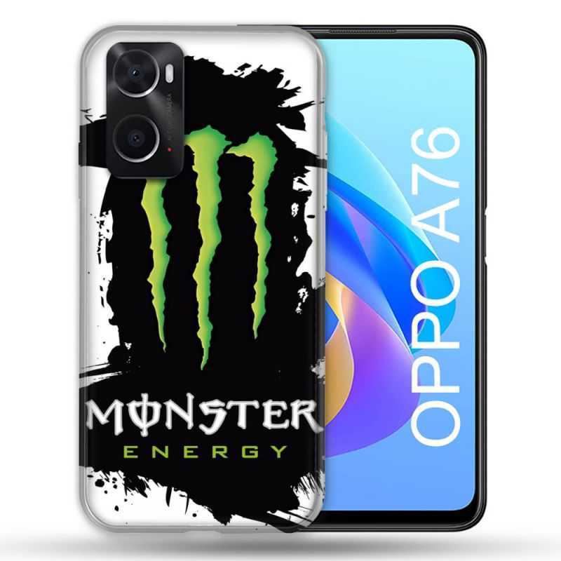 Coque Pour Oppo A76 Monster Energy Tache