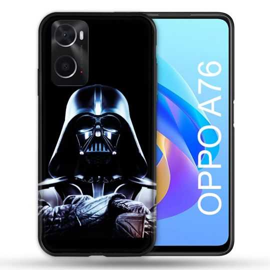 Coque Pour Oppo A76 Star Wars - Dark Vador Noir