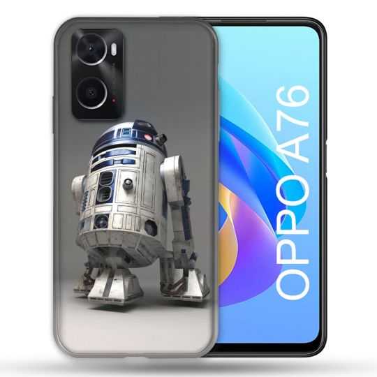 Coque Pour Oppo A76 Star Wars - R2D2