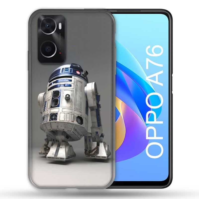Coque Pour Oppo A76 Star Wars - R2D2