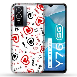 Coque Pour Vivo Y76 5G Amour Love