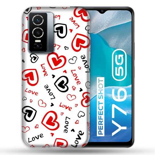 Coque Pour Vivo Y76 5G Amour Love