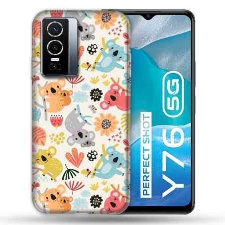 Coque Pour Vivo Y76 5G Animal Koala Pattern