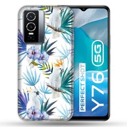 Coque Pour Vivo Y76 5G Animal Perroquet Peinture
