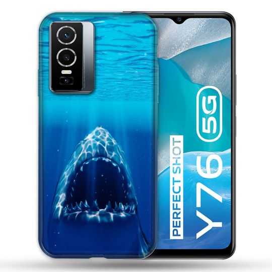 Coque Pour Vivo Y76 5G Animal Requin Dent