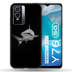 Coque Pour Vivo Y76 5G Animal Requin Sombre