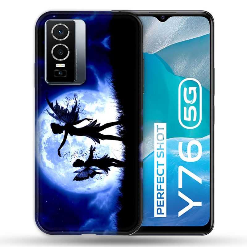 Coque Pour Vivo Y76 5G Fantastique Fee Lune