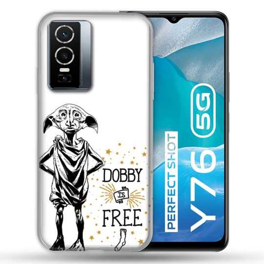 Coque Pour Vivo Y76 5G Harry Potter Dobby Free Blanc
