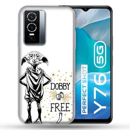 Coque Pour Vivo Y76 5G Harry Potter Dobby Free Blanc
