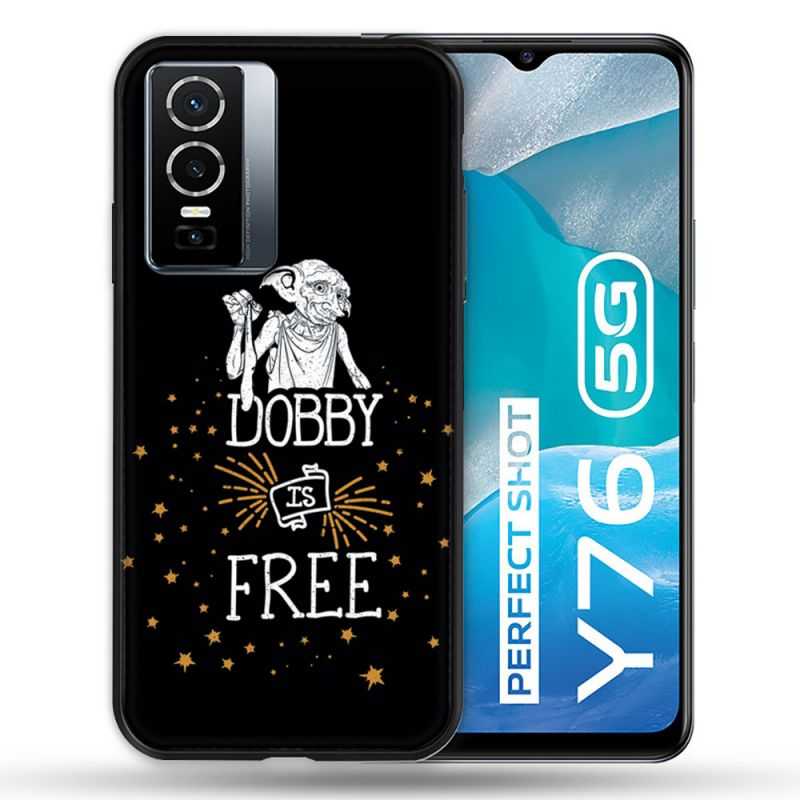 Coque Pour Vivo Y76 5G Harry Potter Dobby Free Noir