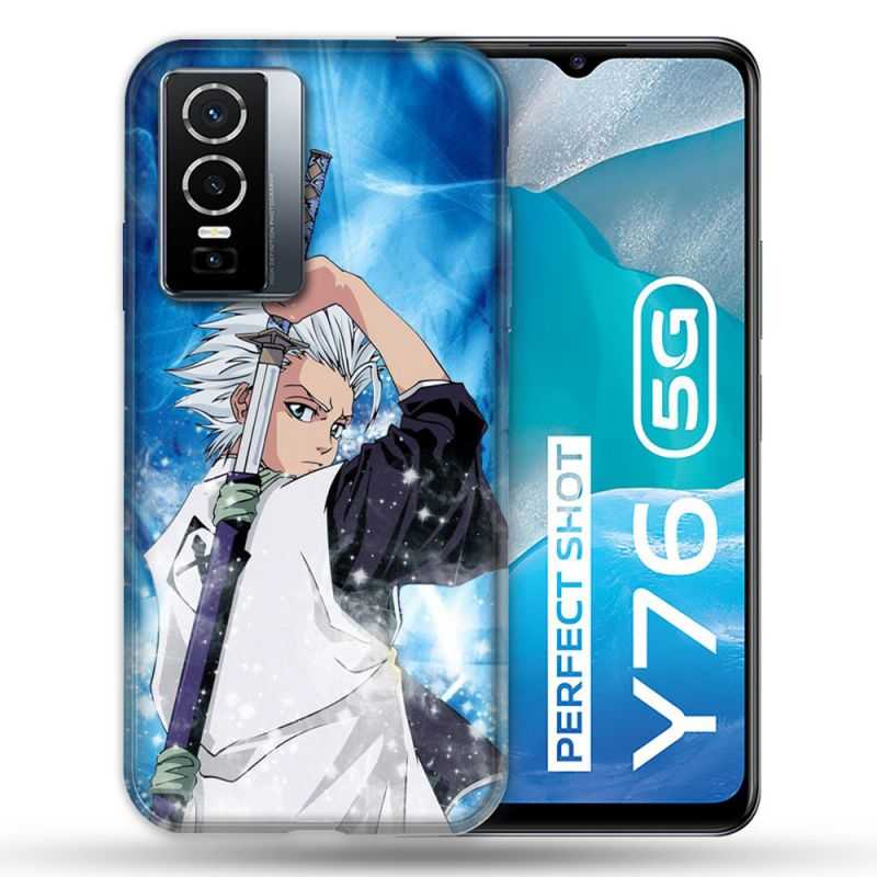 Coque Pour Vivo Y76 5G Manga Bleach Hitsugaya
