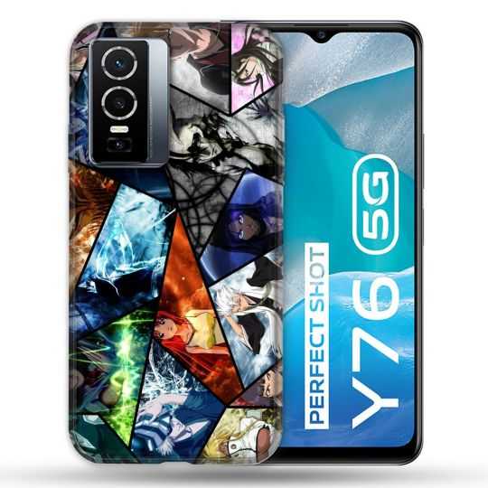Coque Pour Vivo Y76 5G Manga Bleach Pele Mele
