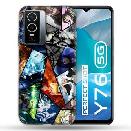 Coque Pour Vivo Y76 5G Manga Bleach Pele Mele