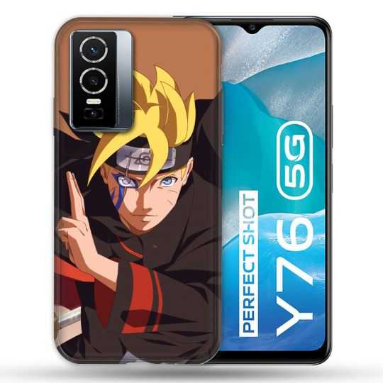 Coque Pour Vivo Y76 5G Manga Boruto Signe
