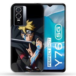 Coque Pour Vivo Y76 5G Manga Boruto Tatouage