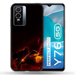Coque Pour Vivo Y76 5G Manga Demon Slayer Electric