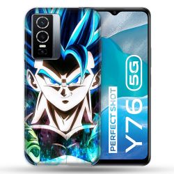 Coque Pour Vivo Y76 5G Manga Dragon Ball Gogeta Visage