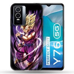 Coque Pour Vivo Y76 5G Manga Dragon Ball Sangohan Violet