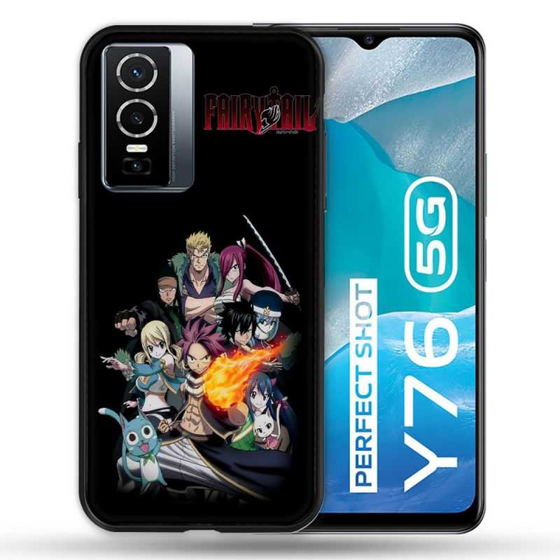 Coque Pour Vivo Y76 5G Manga Fairy Tail Logo Team