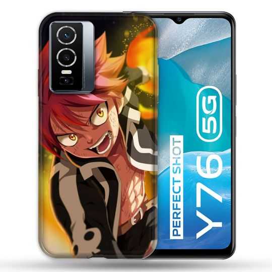 Coque Pour Vivo Y76 5G Manga Fairy Tail Natsu