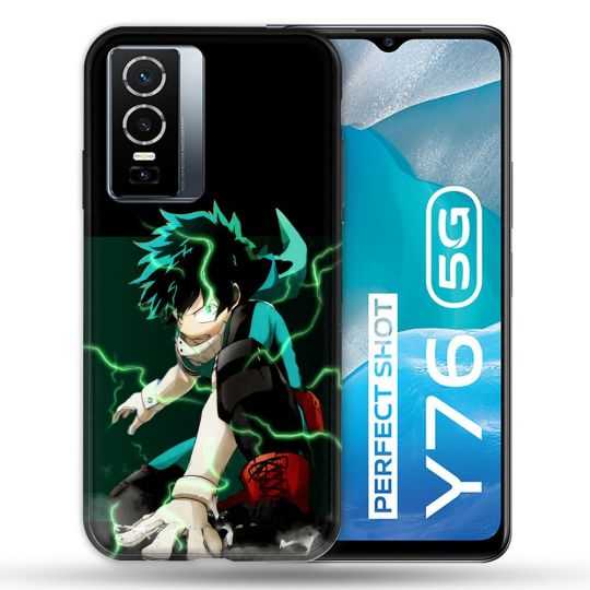 Coque Pour Vivo Y76 5G Manga My Hero Academia Deku