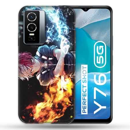 Coque Pour Vivo Y76 5G Manga My Hero Academia Shoto