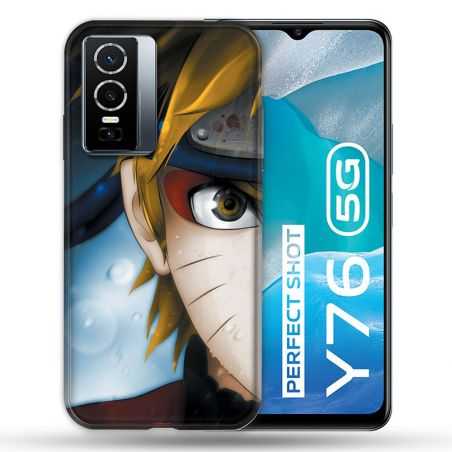 Coque Pour Vivo Y76 5G Manga Naruto Blanc
