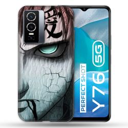 Coque Pour Vivo Y76 5G Manga Naruto Gaara