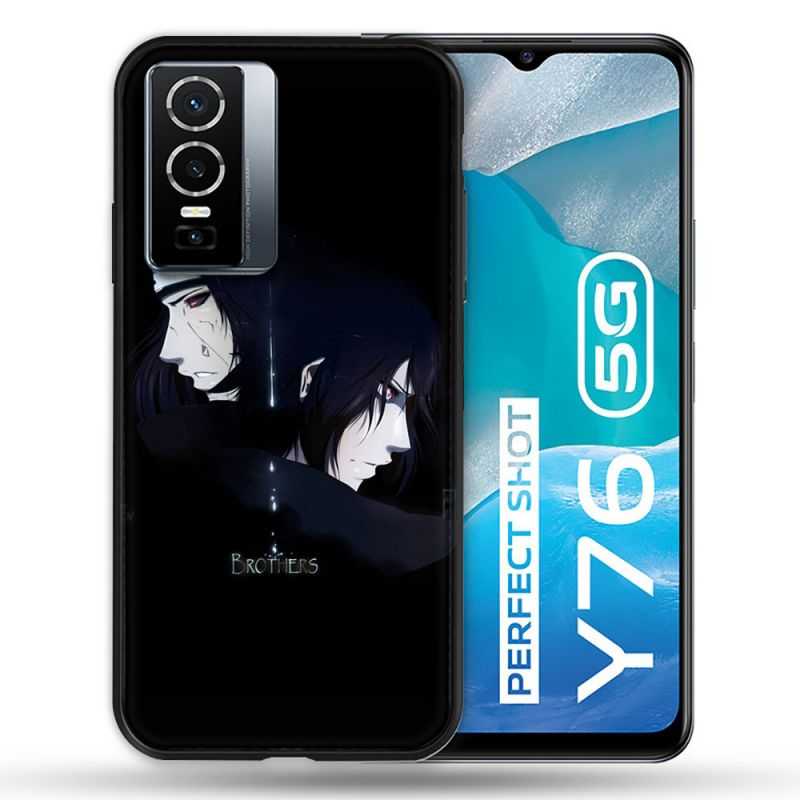 Coque Pour Vivo Y76 5G Manga Naruto Sasuke Itachi
