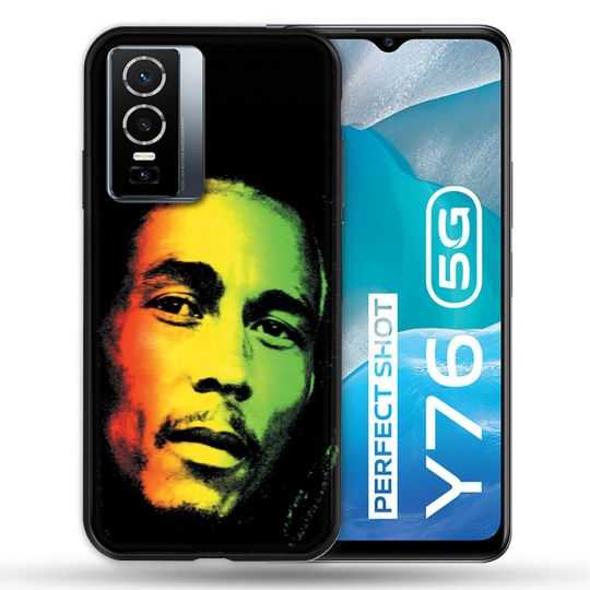 Coque Pour Vivo Y76 5G Musique Bob Marley 2