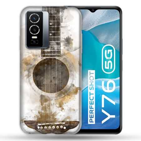 Coque Pour Vivo Y76 5G Musique Guitare Tag