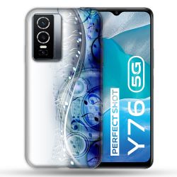 Coque Pour Vivo Y76 5G Musique Partition Vague