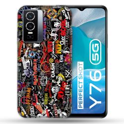 Coque Pour Vivo Y76 5G Musique Rock Groupe