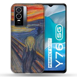 Coque Pour Vivo Y76 5G Peinture Le Cri
