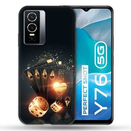 Coque Pour Vivo Y76 5G Poker Des