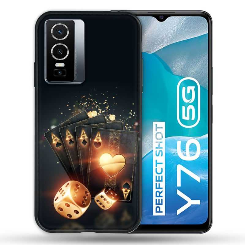 Coque Pour Vivo Y76 5G Poker Des