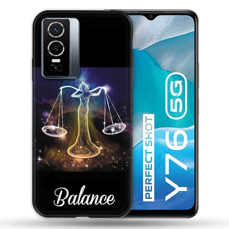 Coque Pour Vivo Y76 5G Signe Zodiaque 2 Balance