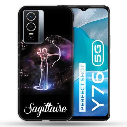 Coque Pour Vivo Y76 5G Signe Zodiaque 2 Sagittaire