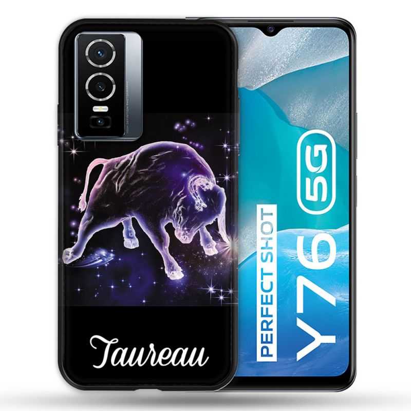Coque Pour Vivo Y76 5G Signe Zodiaque 2 Taureau