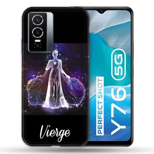 Coque Pour Vivo Y76 5G Signe Zodiaque 2 Vierge