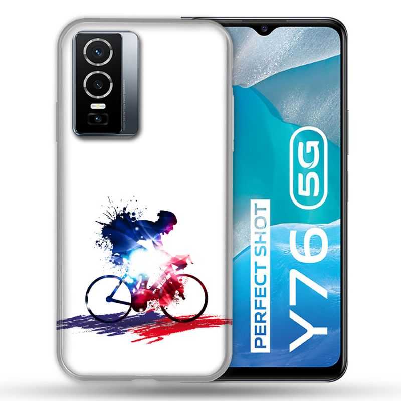 Coque Pour Vivo Y76 5G Sport Cyclisme France