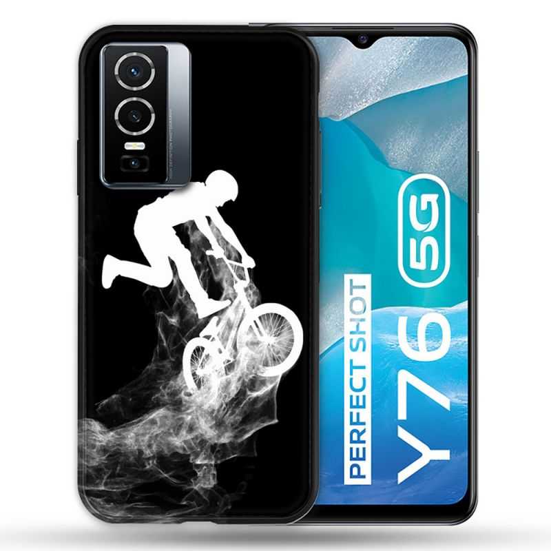 Coque Pour Vivo Y76 5G Sport VTT Noir