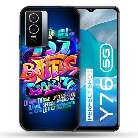 Coque Pour Vivo Y76 5G Street Art Rap