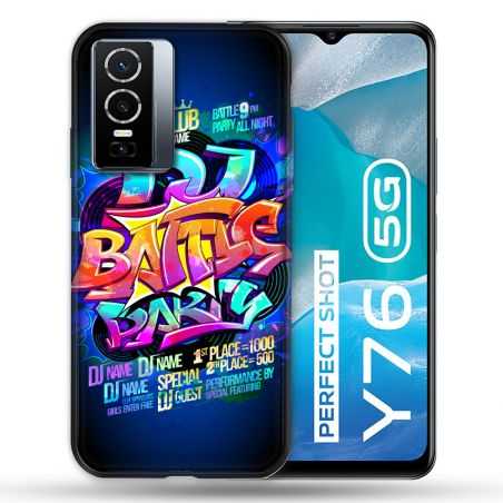 Coque Pour Vivo Y76 5G Street Art Rap