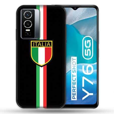 Coque Pour Vivo Y76 5G Voyage Italie 3 Noir